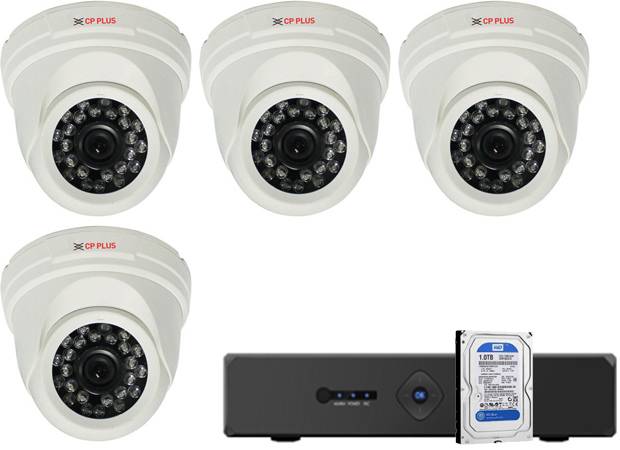 4 dome kamerás AHD CP PLUS rendszer