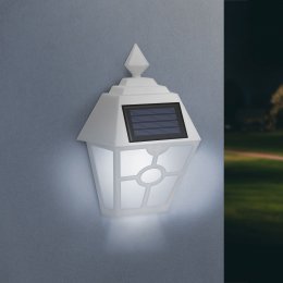 LED-es szolár fali lámpa (fehér, hidegfehér)