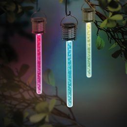RGB LED-es szolár lámpa - buborékos